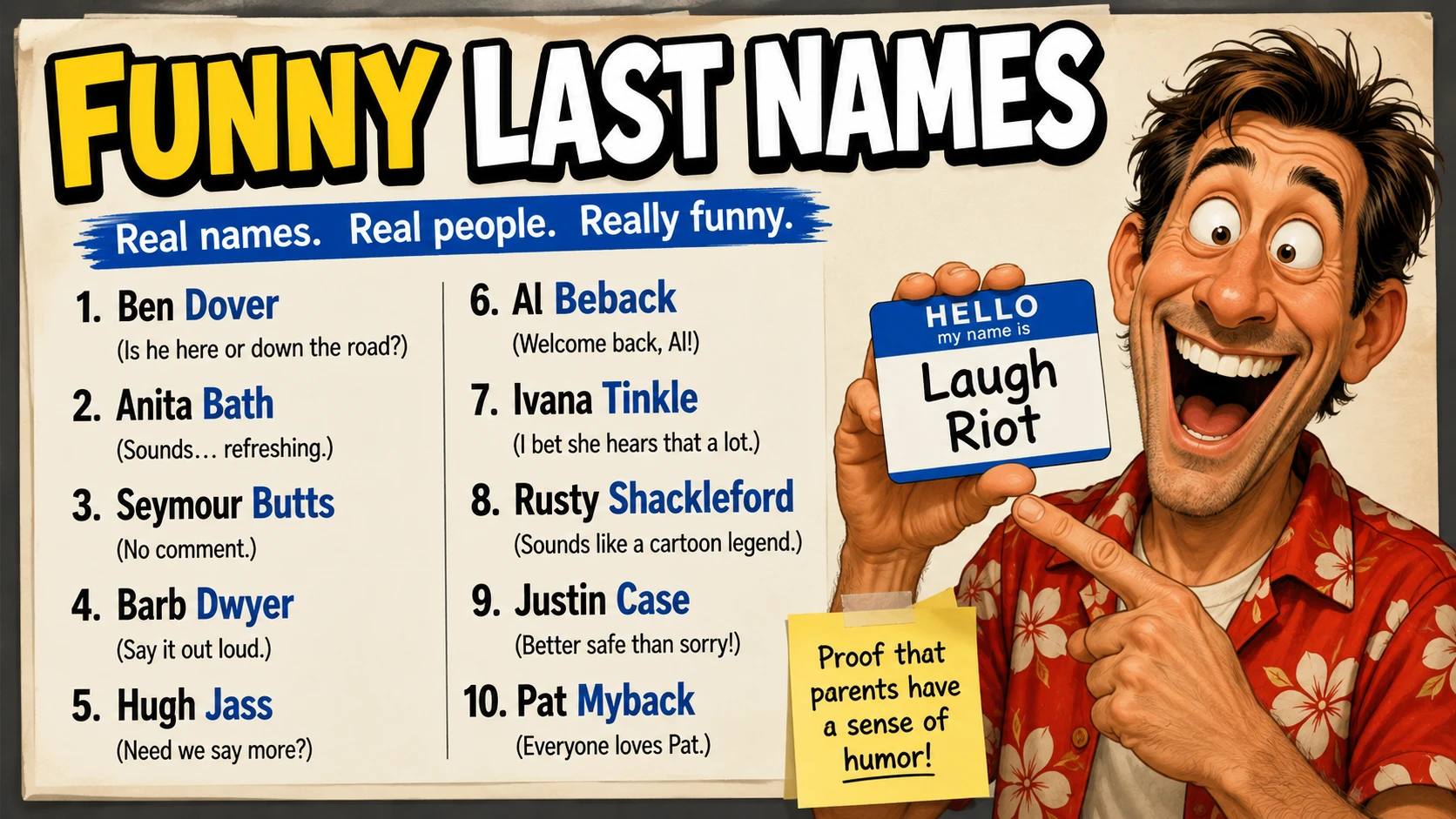 Funny Last Names