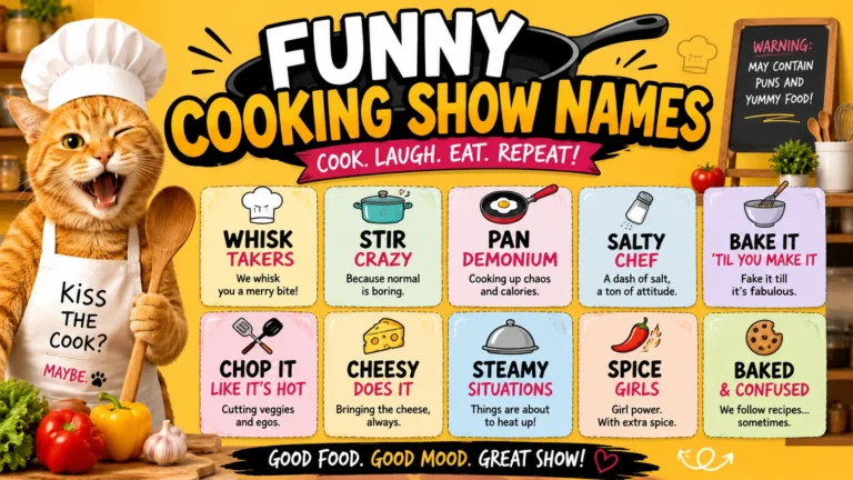 Funny Cooking Show Names