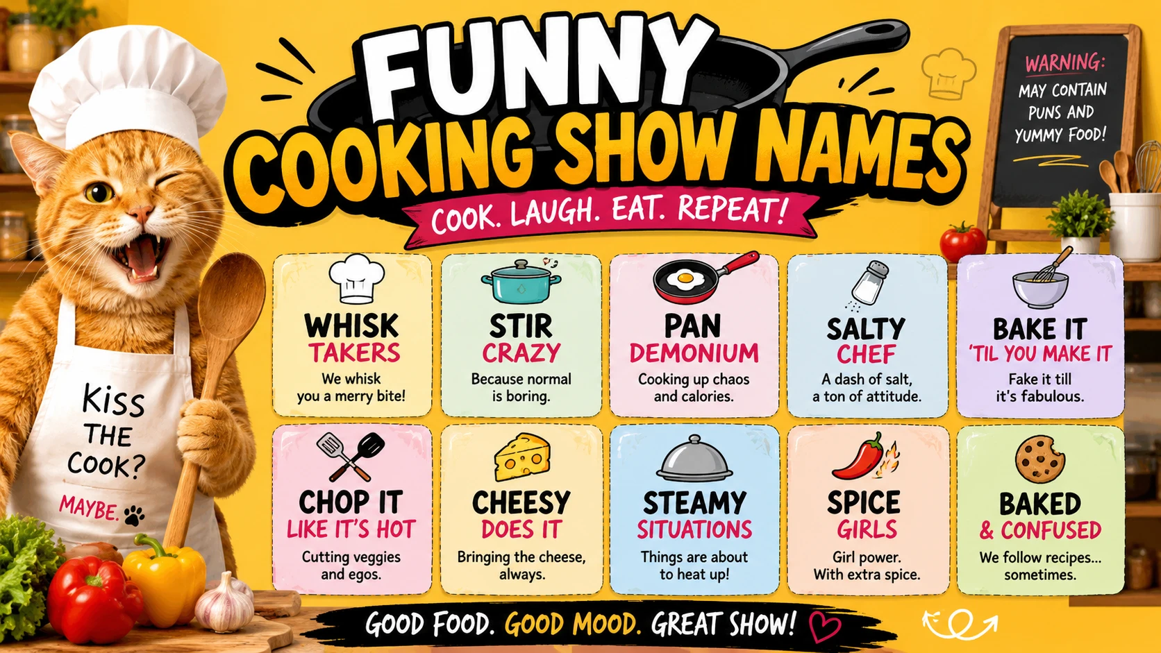 Funny Cooking Show Names