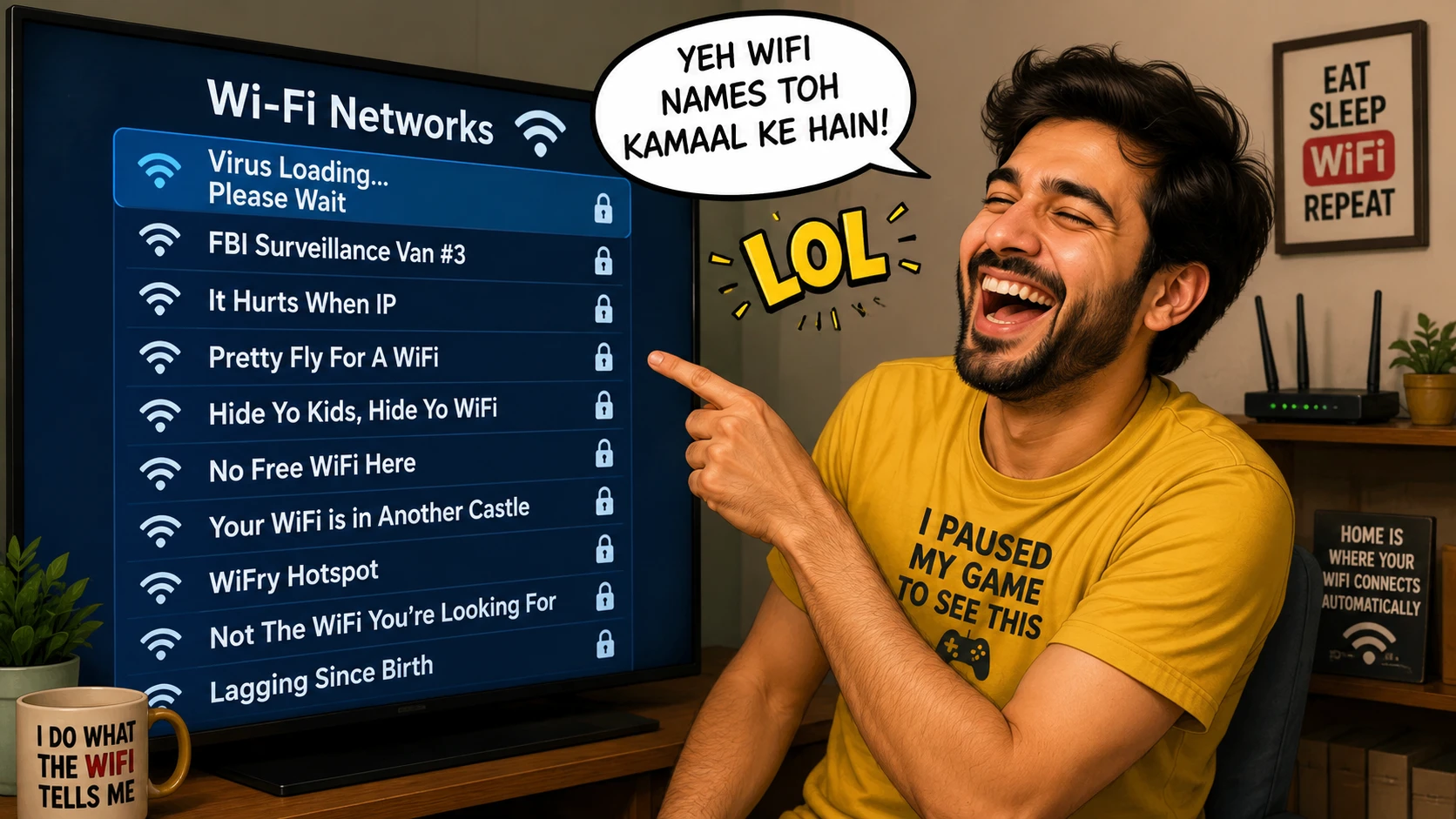 Funny Wifi Names