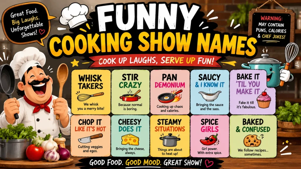 Funny Cooking Show Names