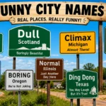 Funny City Names