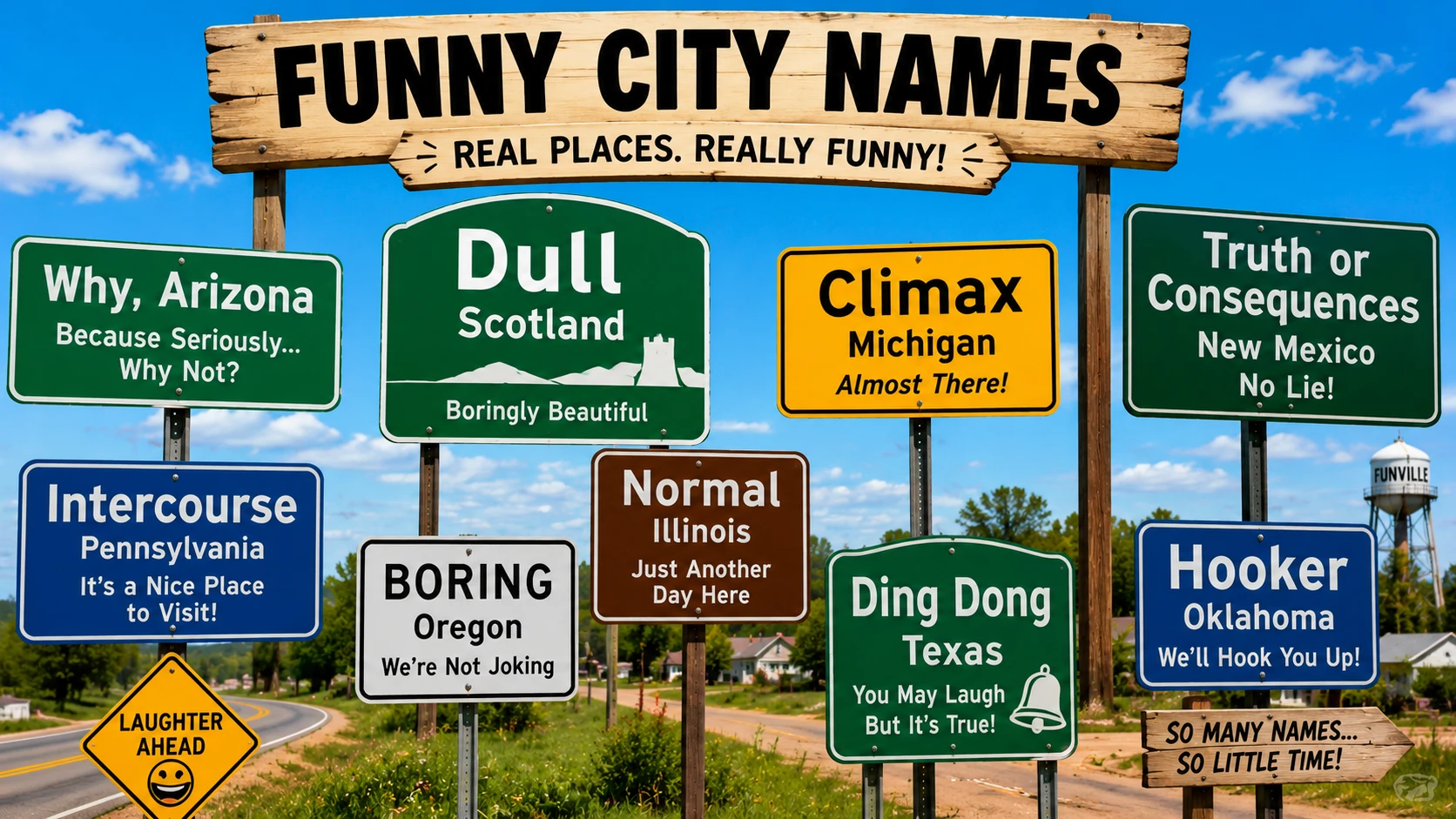 Funny City Names