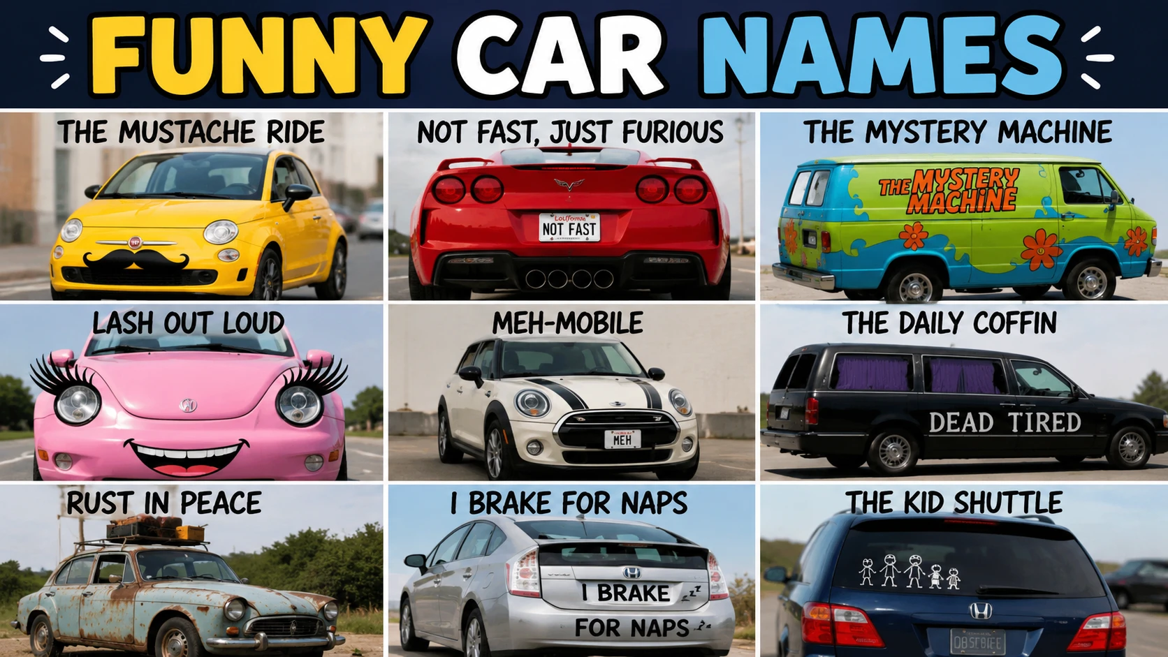 Funny Car Names