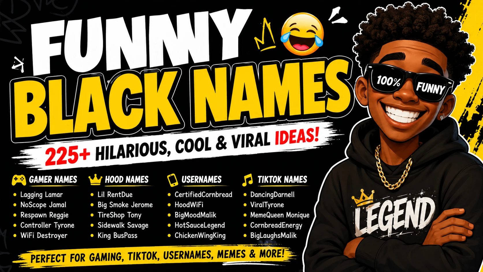 Funny Black Names
