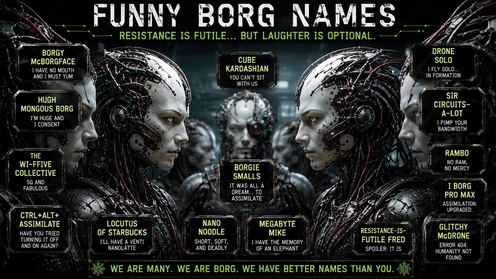 Funny Borg Names