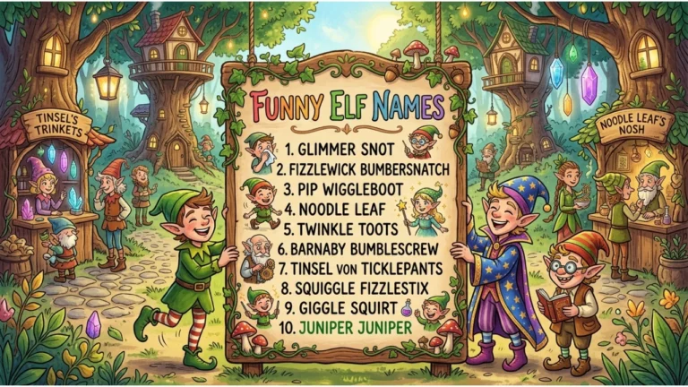Funny Elf Names
