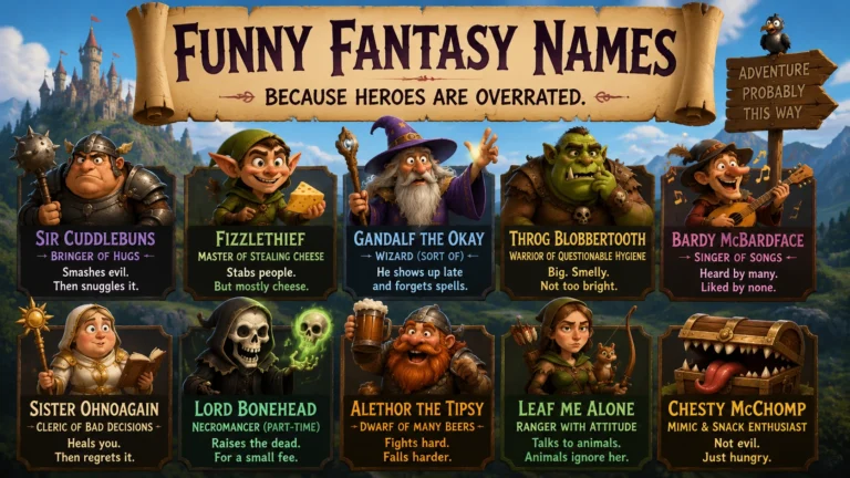Funny Fantasy Names