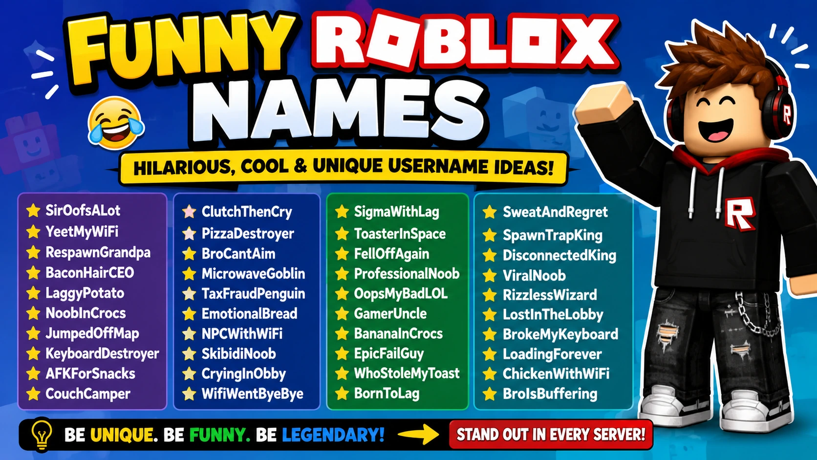 Funny Roblox Names