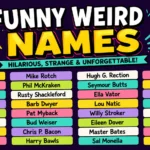 Funny Weird Names