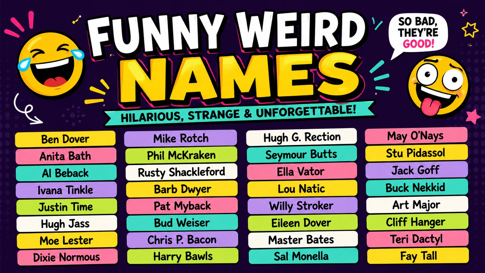 Funny Weird Names