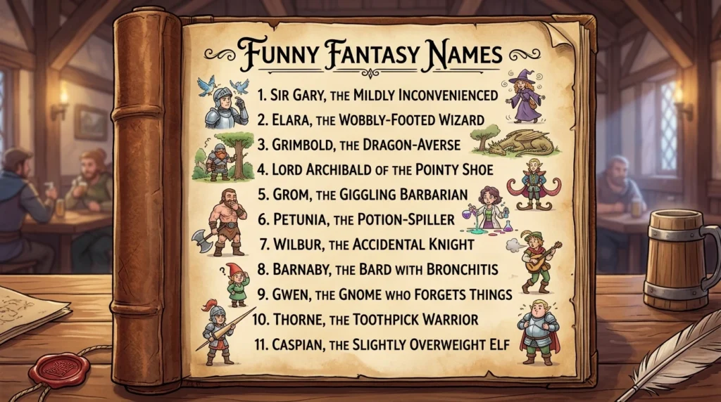 Funny Fantasy Names