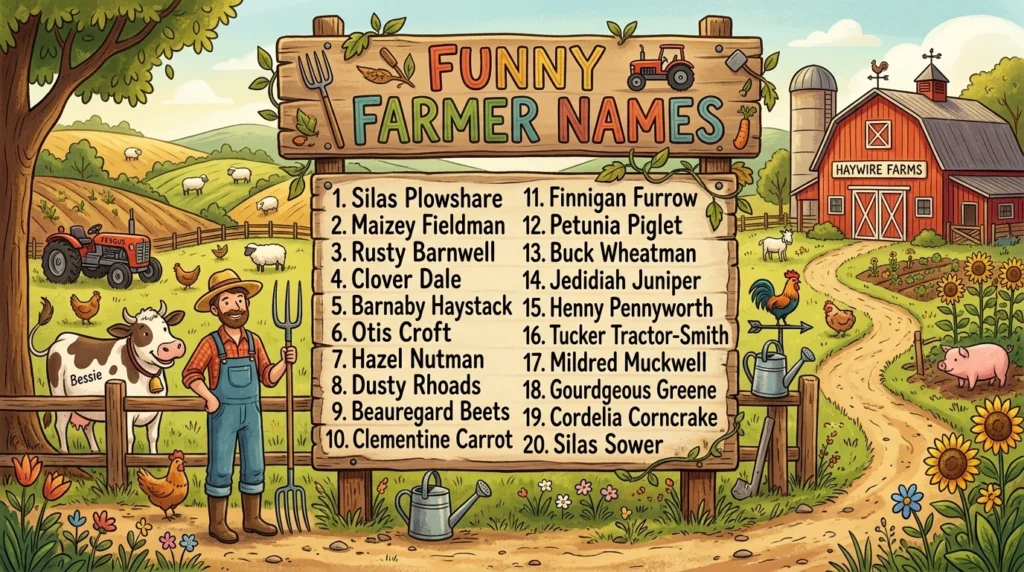 Funny Farmer Names