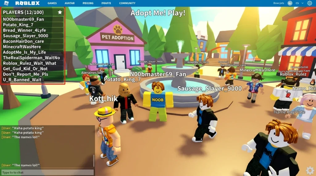 Funny Roblox Names