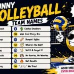 Funny Volleyball Team Names