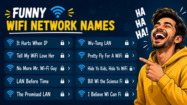Funny Wifi Network Names