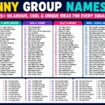 Funny Group Names Funny Group Names