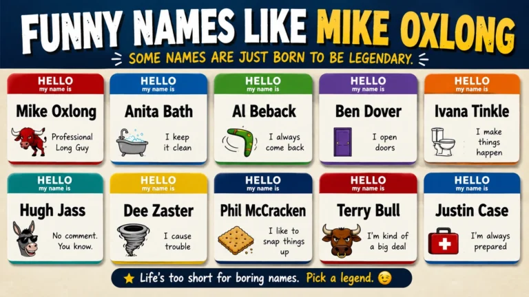 Funny Names Like Mike Oxlong