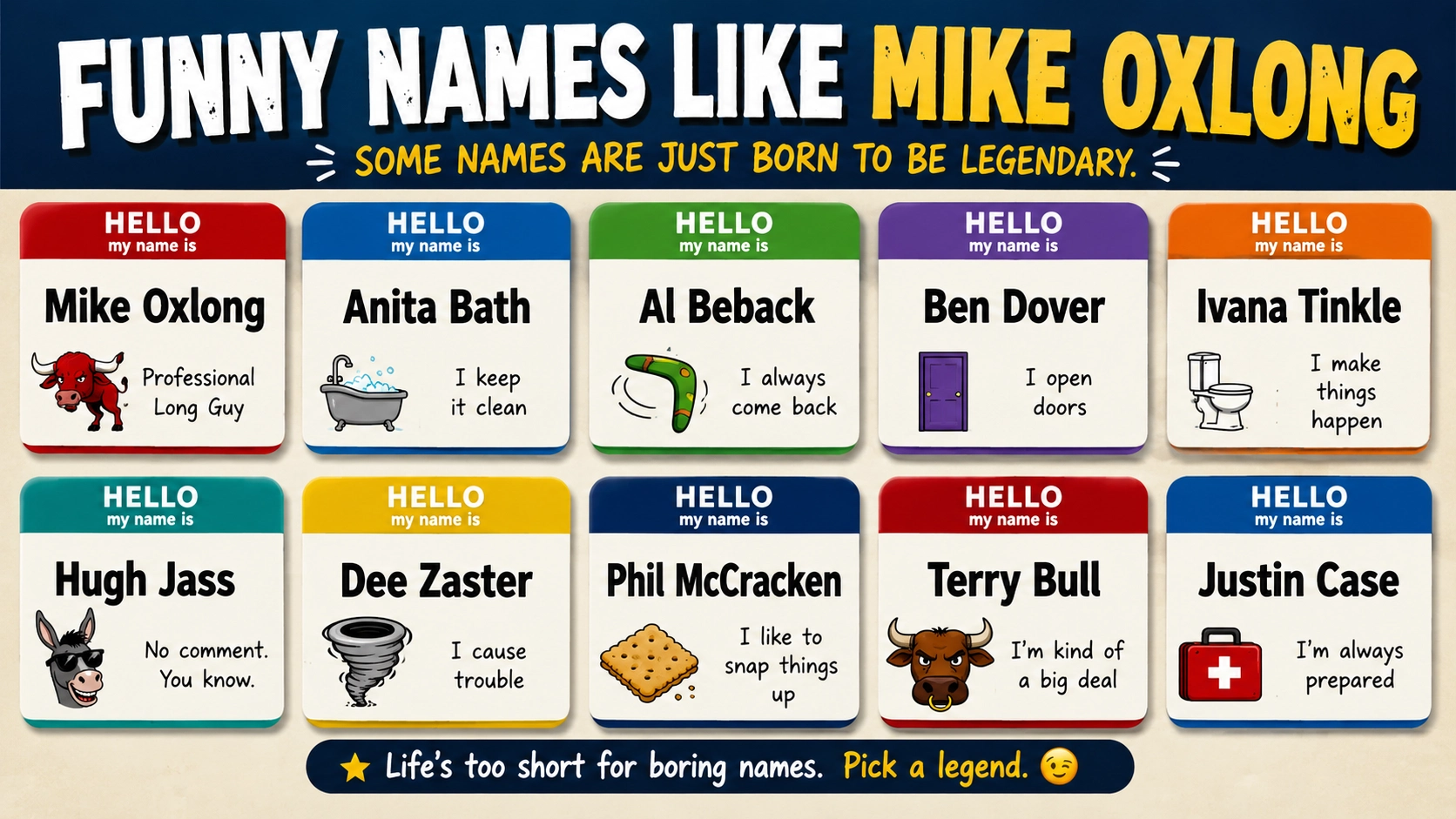 Funny Names Like Mike Oxlong