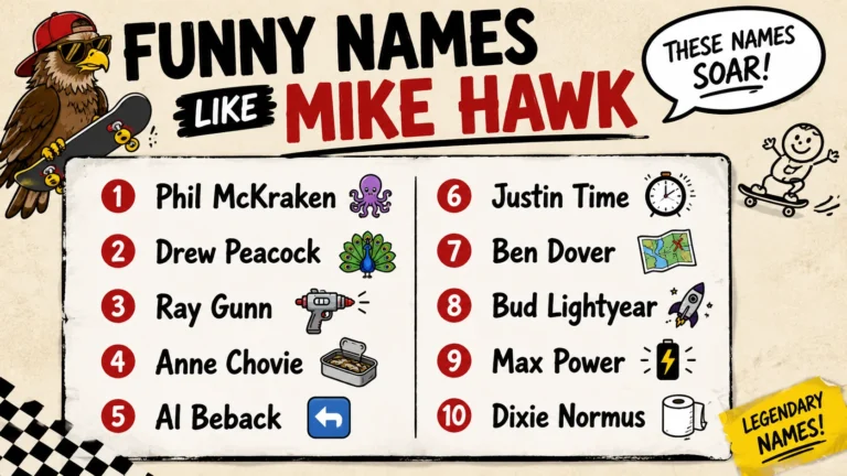 Funny Names Like Mike Hawk