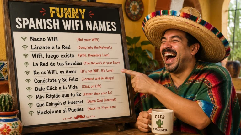 Funny Spanish Wifi Names