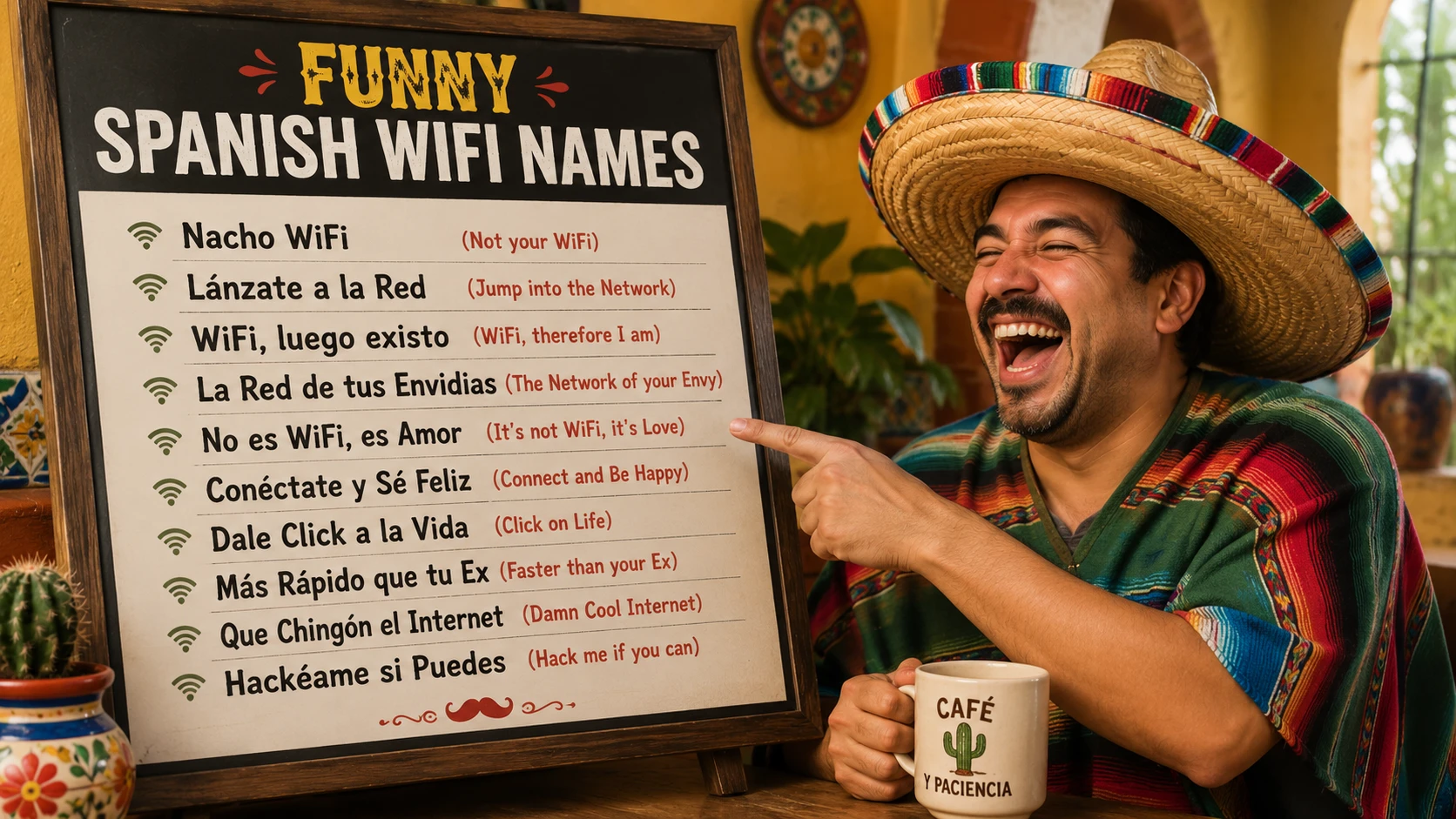 Funny Spanish Wifi Names