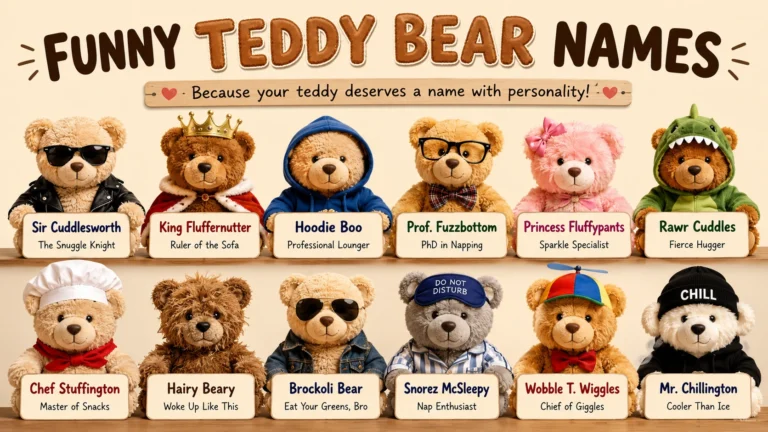 Funny Teddy Bear Names
